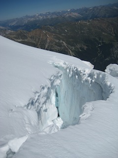 Gletscherspleet